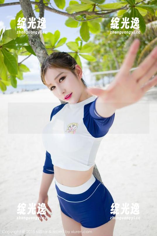 MiStar魅妍社 - 王婉悠Queen：这组海边的美图，下载了就跟着海风一起去吧！