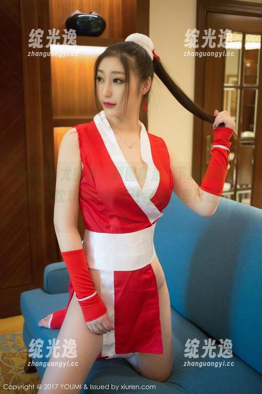 YouMi尤蜜荟 - 原图拿走，下载闲聊—Lucky沈欢欣的短裙让我们心里已经开始动了