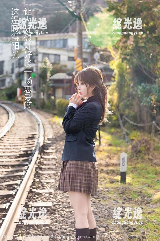 YouMi尤蜜荟 - 左冰Queen的和服写真，真该为这神秘的色彩取个名儿！